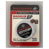 Winchester Magnum BP Black Powder No. 11 Percussion Caps (NIP)