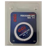 Winchester Magnum BP & CCI Black Powder No. 11 Percussion Caps (NIP)