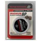 Winchester Magnum BP & CCI Black Powder No. 11 Percussion Caps (NIP)