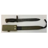 Vintage Spanish (Mauser?) Bayonet & Scabbard ET61059A Marked 8 1/2" Blade In Awesome Condition