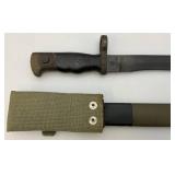 Vintage Spanish (Mauser?) Bayonet & Scabbard ET61059A Marked 8 1/2" Blade In Awesome Condition