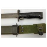 Vintage M5A1 Bayonet Scabbard 6 1/2" Blade  M-M8AI Grand Awesome Condition