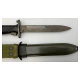 Vintage M5A1 Bayonet Scabbard 6 1/2" Blade  M-M8AI Grand Awesome Condition