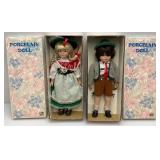 Vintage Euro-Exquisite Handmade Porcelain Dolls 16" Dolls In Original Boxes (New Old Stock)
