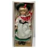 Vintage Euro-Exquisite Handmade Porcelain Dolls 16" Dolls In Original Boxes (New Old Stock)