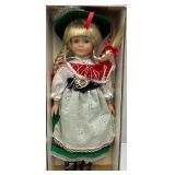 Vintage Euro-Exquisite Handmade Porcelain Dolls 16" Dolls In Original Boxes (New Old Stock)