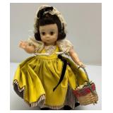 Vintage Tin Doll Case With Misc. Collectors Dolls Including Madam Alexander And More
