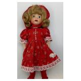 Vintage Tin Doll Case With Misc. Collectors Dolls Including Madam Alexander And More