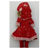 Vintage Tin Doll Case With Misc. Collectors Dolls Including Madam Alexander And More