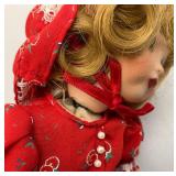 Vintage Tin Doll Case With Misc. Collectors Dolls Including Madam Alexander And More