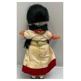 Vintage Tin Doll Case With Misc. Collectors Dolls Including Madam Alexander And More