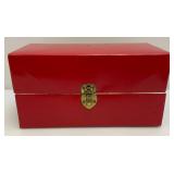 Vintage Tin Doll Case With Misc. Collectors Dolls Including Madam Alexander And More