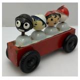 Very RARE Old Lagco Bobbin Bob Toy Bus