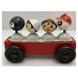 Very RARE Old Lagco Bobbin Bob Toy Bus