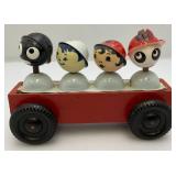 Very RARE Old Lagco Bobbin Bob Toy Bus