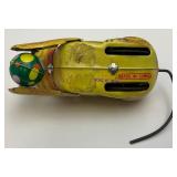 Vintage Tin Wind Up Cat (Works) Made In China (No Key) Runs In Circles And Rolls Over (VERY FUN)