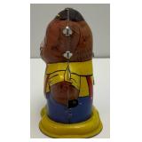 Vintage Tin Litho Wind Up Walking Bear MS258A (Works) No Key