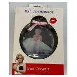Vintage Marilyn Monroe Christmas Silk Stocking 17"  & Ornament (NIB)