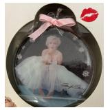 Vintage Marilyn Monroe Christmas Silk Stocking 17"  & Ornament (NIB)