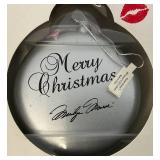 Vintage Marilyn Monroe Christmas Silk Stocking 17"  & Ornament (NIB)