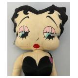 Vintage Betty Boop Stuffed Doll With Black Dress 18" & Coin Purse (NWT)