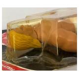 Est. $200.00 - $300.00 1983 PAC Phoenix Toys ROCKY Hulk Hogan As Thunderlips Fully poseable Doll On Original Card (New Old Stock)  Packaging Shows Wear