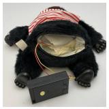 RARE Magogo Macarena Gorilla Animated Monkey Singing Dance Plush 7" (WORKS)