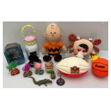 Misc. Vintage Toys Including Charlie Brown Plush, Trolls & More