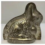 Vintage Two Piece Chocolate Bunny Mold 5 1/2" Bunny