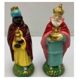 Vintage Paper Mache Composite 5" Nativity Set Made In Japan