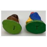 Vintage Paper Mache Composite 5" Nativity Set Made In Japan