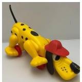 Vinjtage Digger The Dog Pull Toy 13" (Missing String)