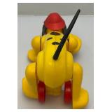 Vinjtage Digger The Dog Pull Toy 13" (Missing String)