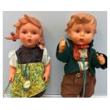 Vintage M. J. Hummel (Goebel) Rubber Collectors Dolls 11.5"