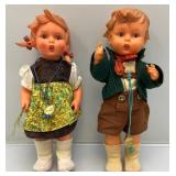 Vintage M. J. Hummel (Goebel) Rubber Collectors Dolls 11.5"