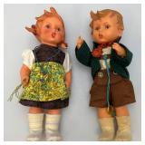 Vintage M. J. Hummel (Goebel) Rubber Collectors Dolls 11.5"