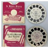 Vintage View Master With Religious Reels Including The Bible Story & More