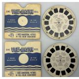Misc. Vintage Veiw-Master Cartoon Reels Including Disneyland Main Street & More