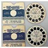 Misc. Vintage Veiw-Master Cartoon Reels Including Disneyland Main Street & More