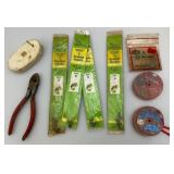 Vintage PENN Sport Fishing Sinker Mold & Vintage OldPal Woodsman Tackle Box With Tackle