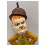 Vintage Oliver Hardy 23 1/2" Tall Statue Lamp Ready (Very Cool)