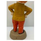 Vintage Oliver Hardy 23 1/2" Tall Statue Lamp Ready (Very Cool)