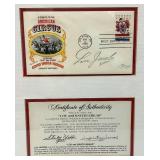 Lou And Knucklehead Lithograph #947/5000 Lou Jacobs Special Edition With COA Framed Behind Glass Pencil Signed By Leighton Jones