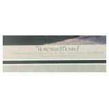 TERRY REDLIN Pencil Signed "Homeward Bound" Print Framed And Matted Behind Glass 23" x 33"