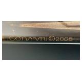 Vintage Framed Behind Glass "Legal Action" By (Chris Consani) Print Elvis, James Dean, Marilyn Monroe & Humphrey Bogart 15 1/2" x 29 1/2"