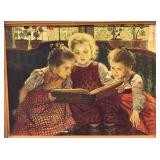 Misc. Framed Children Prints Including Waterfall By Maxfield Parrish & More