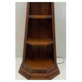 48" Tall Handmade Wood Light House Book Shelf With Light