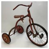 Very Old Large Childs Tricycle With Hard Rubber Tires