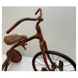 Very Old Large Childs Tricycle With Hard Rubber Tires