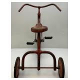 Very Old Large Childs Tricycle With Hard Rubber Tires